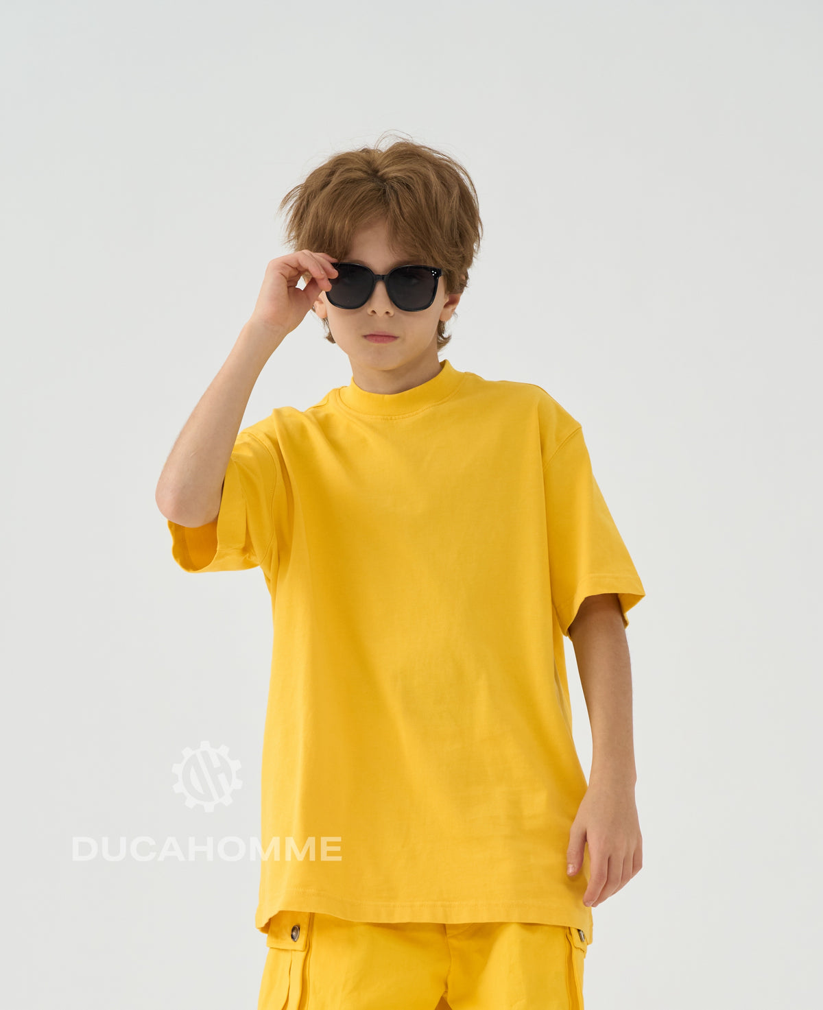 T-shirt bimbo Giallo
