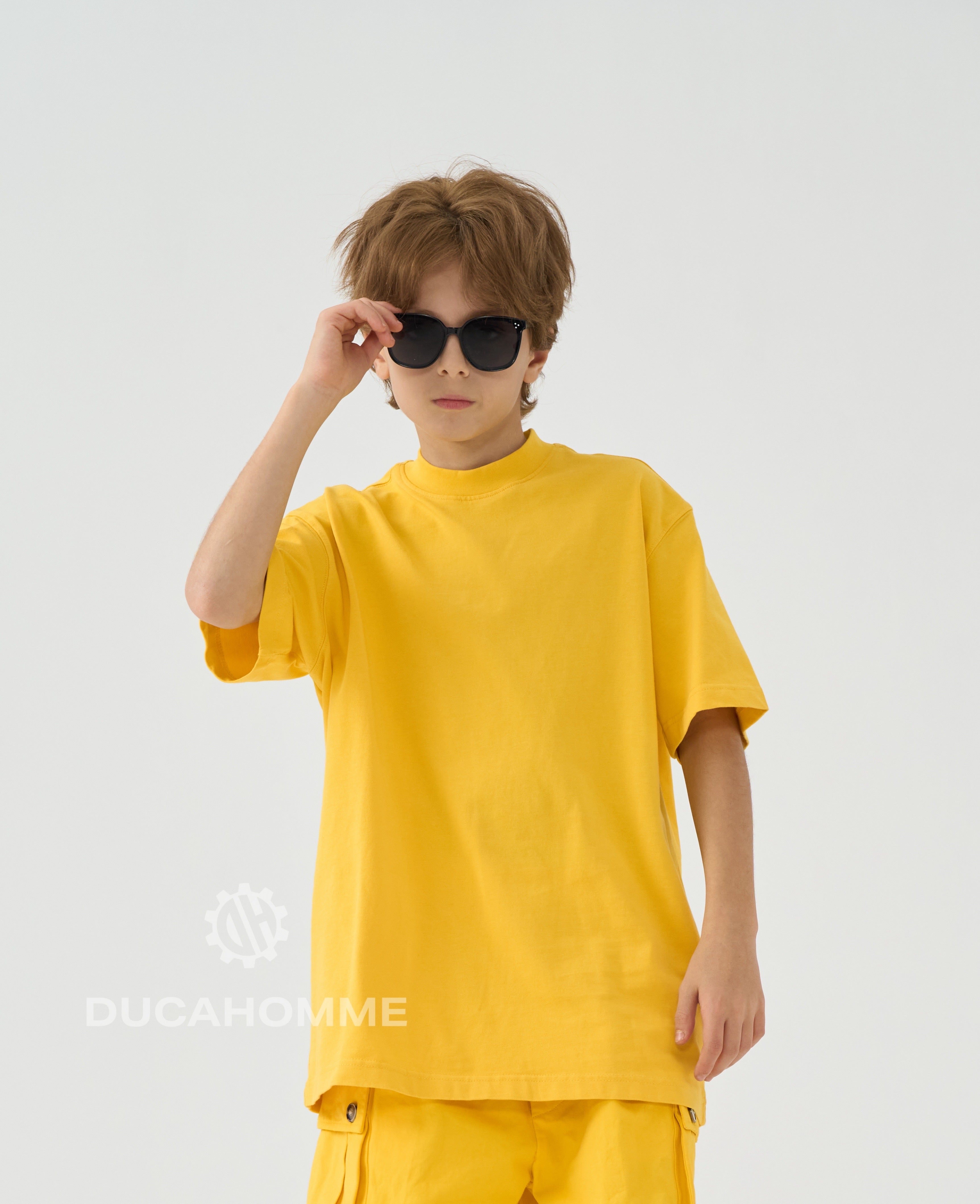 T-shirt bimbo Giallo