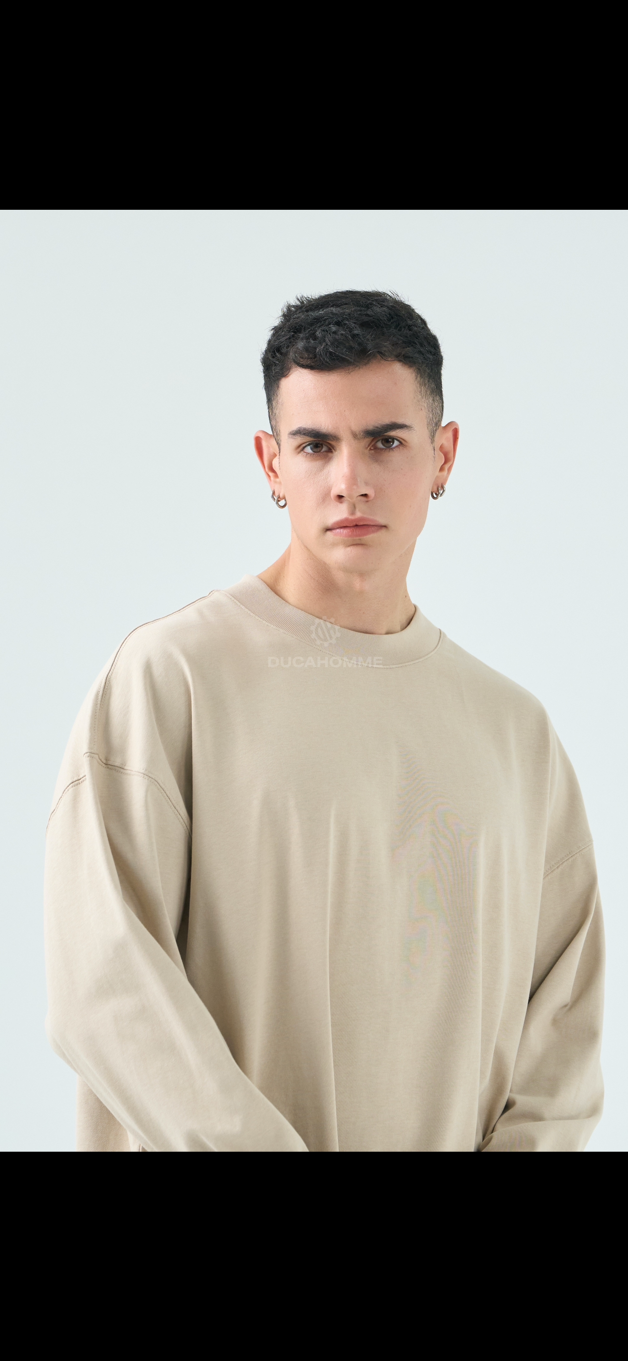 T-Shirt Maniche lunghe Beige