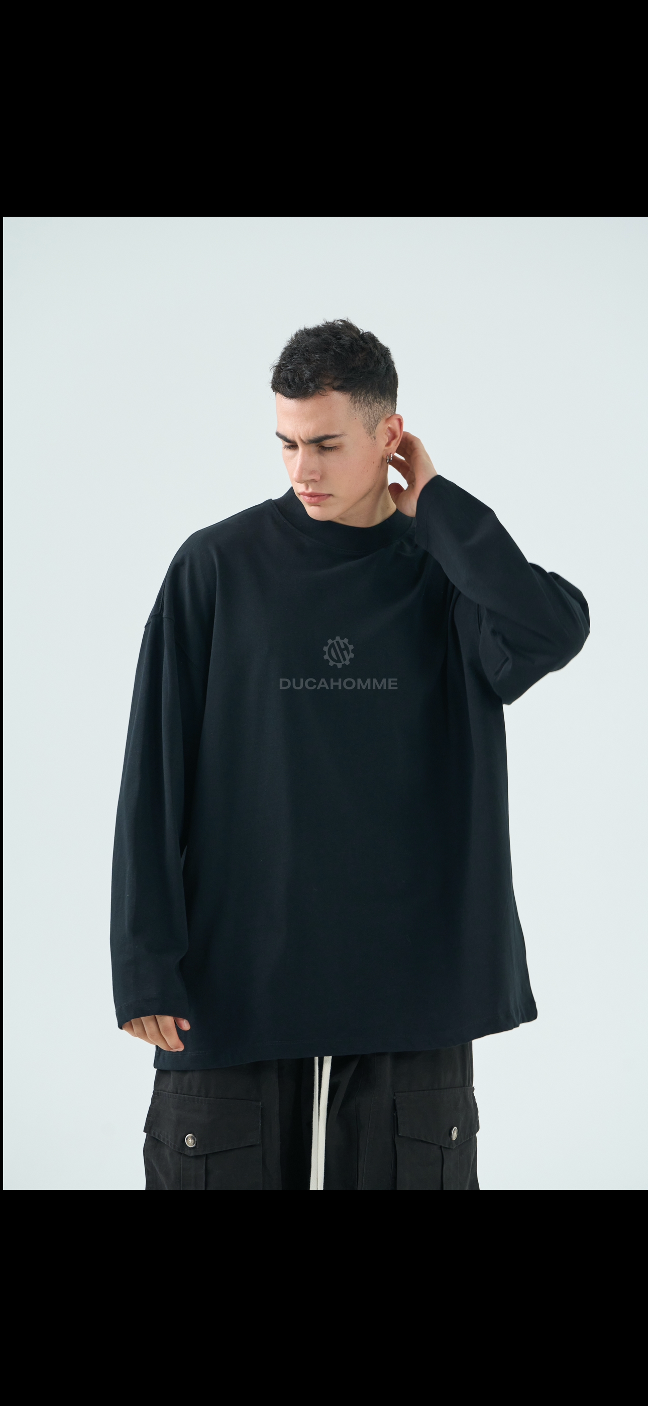T-Shirt Maniche lunghe Nero