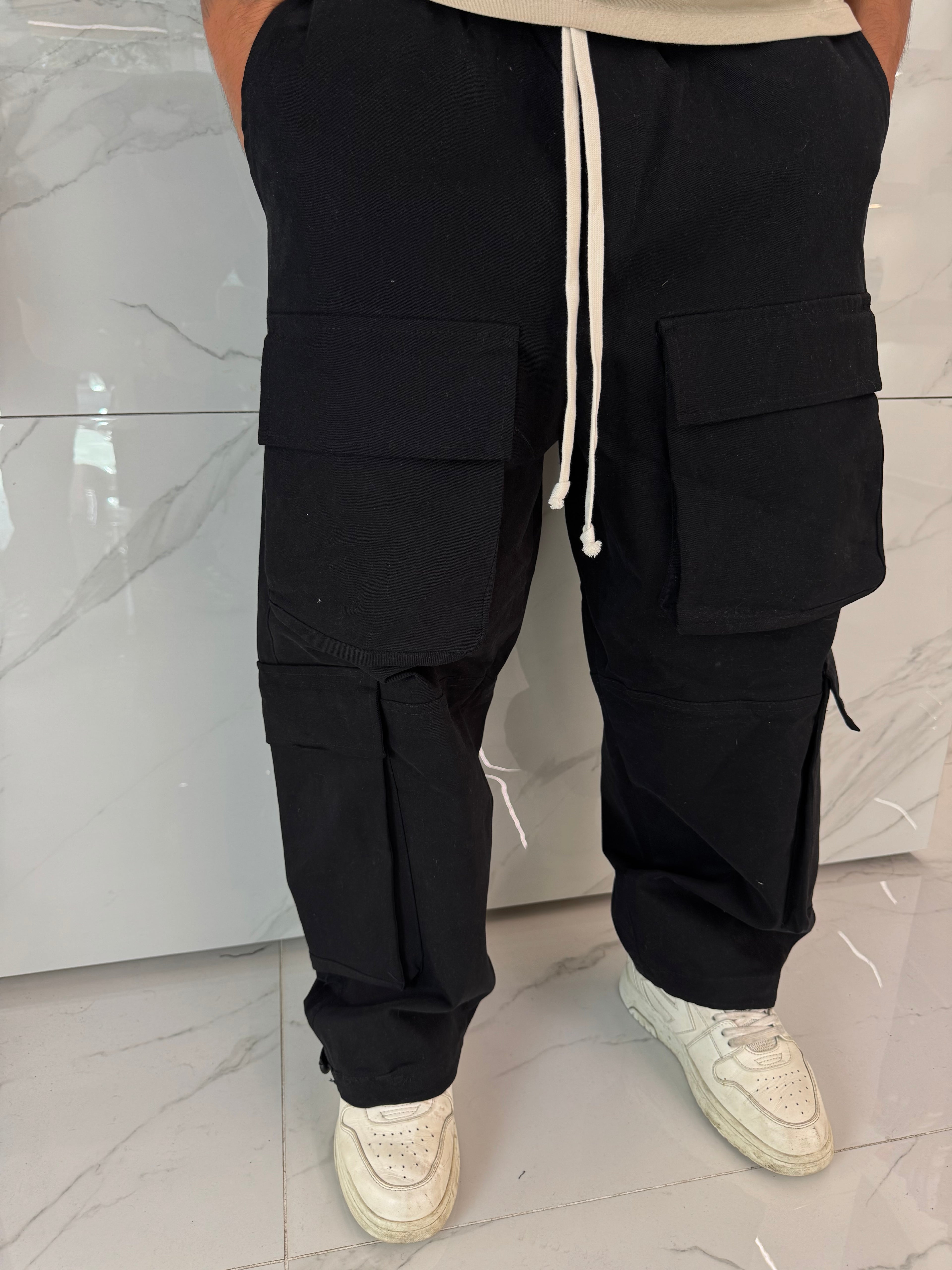 Pantalaccio cargo baggy nero