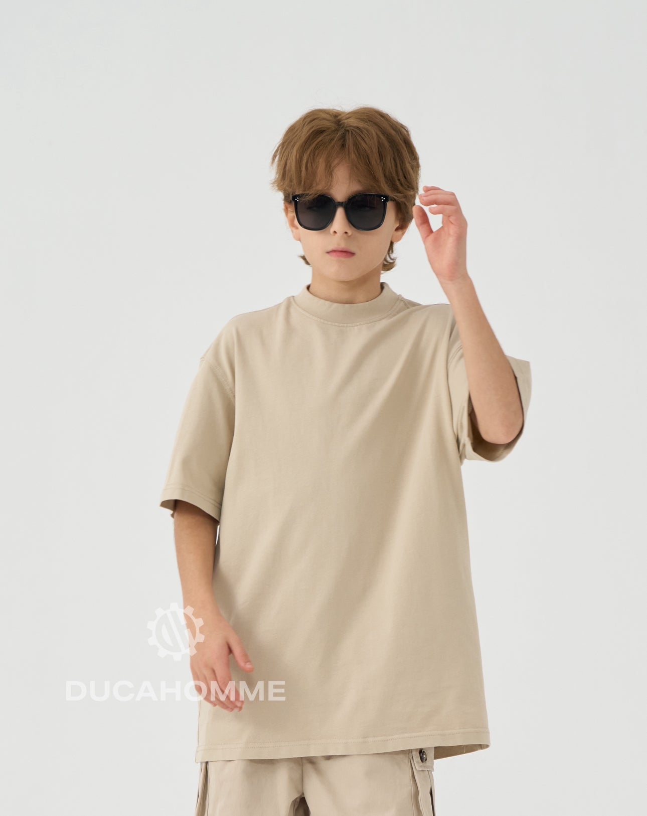 T-Shirt bambino Beige