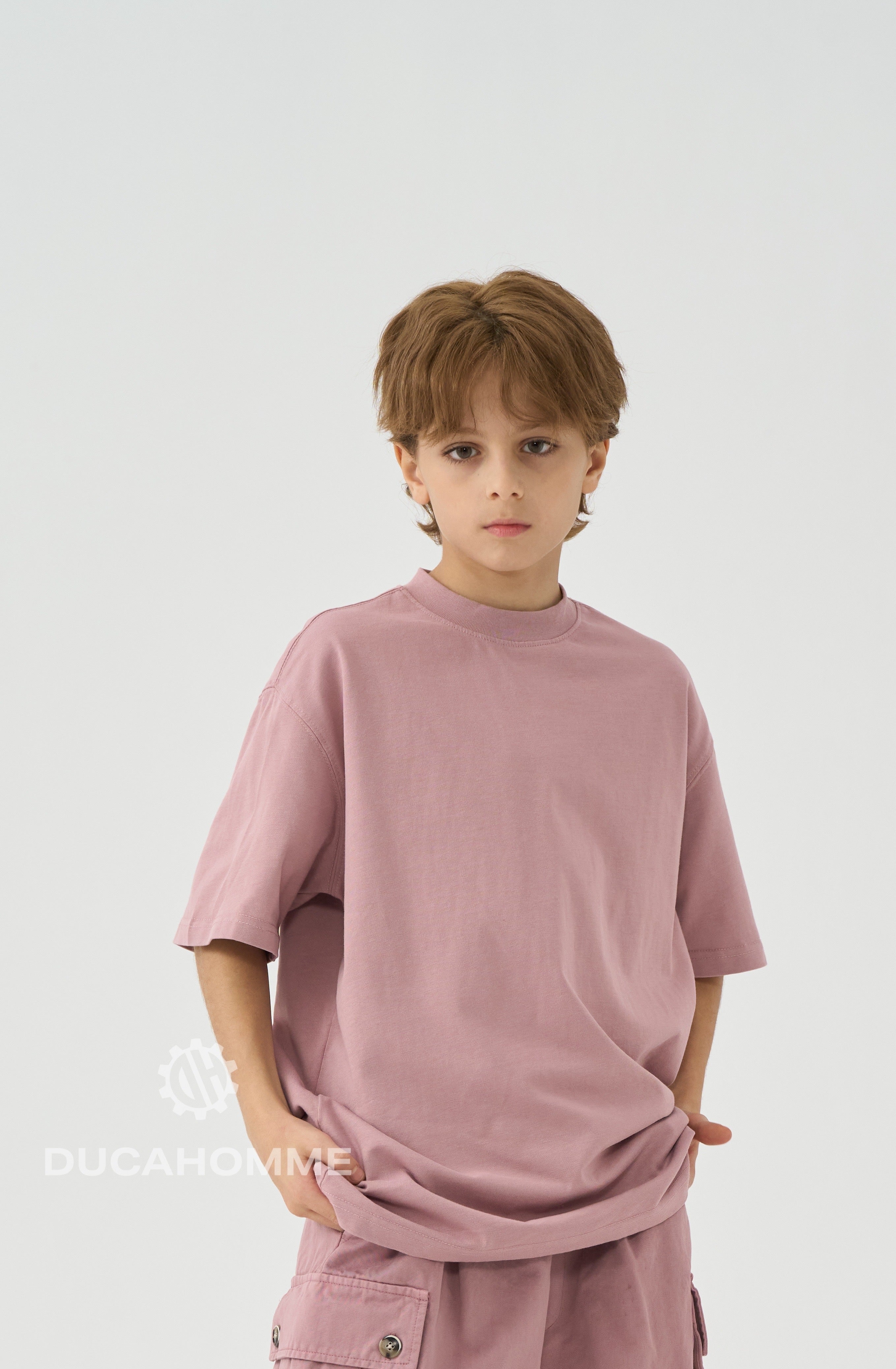 T-Shirt bambino Cipria