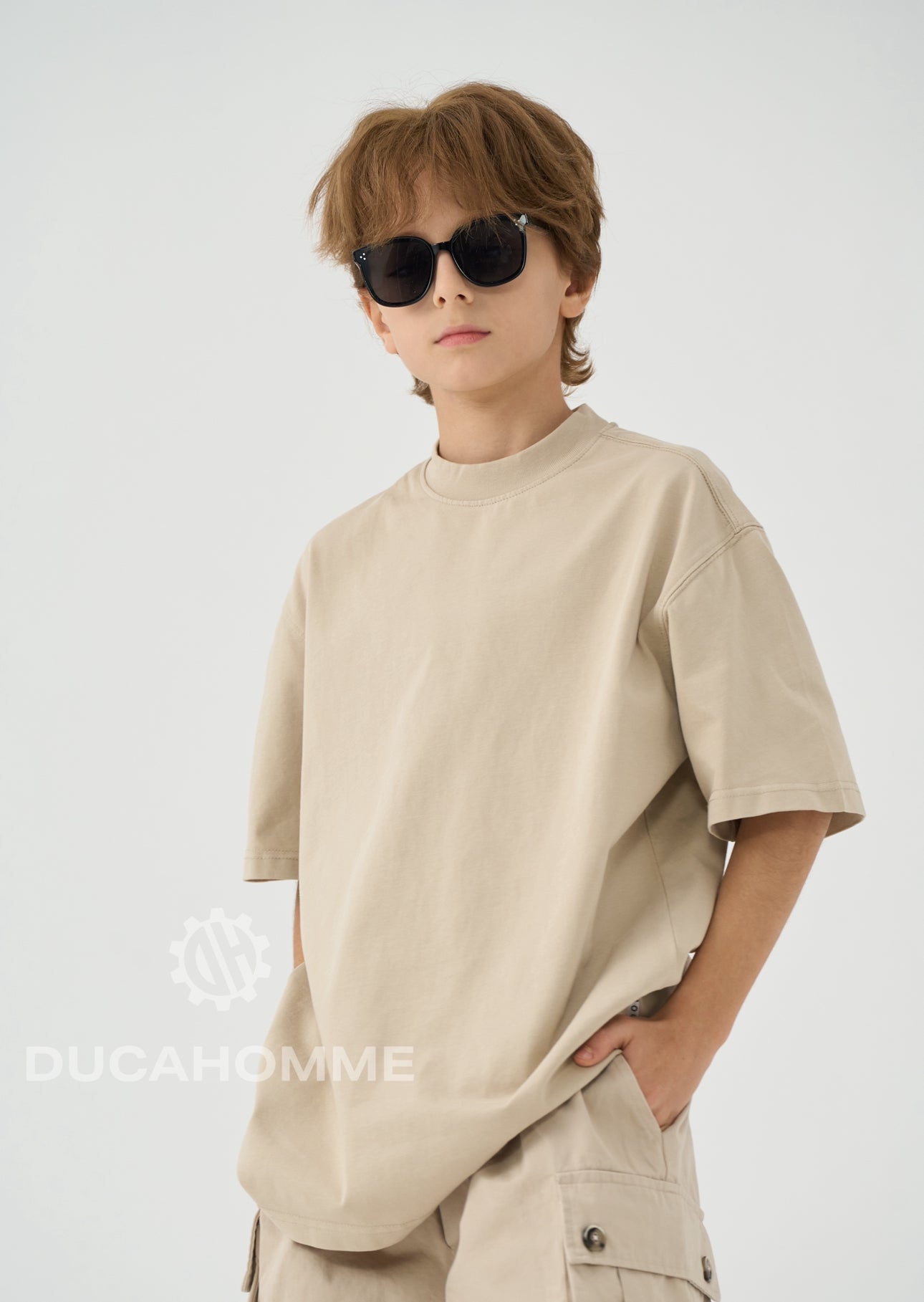 T-Shirt bambino Beige
