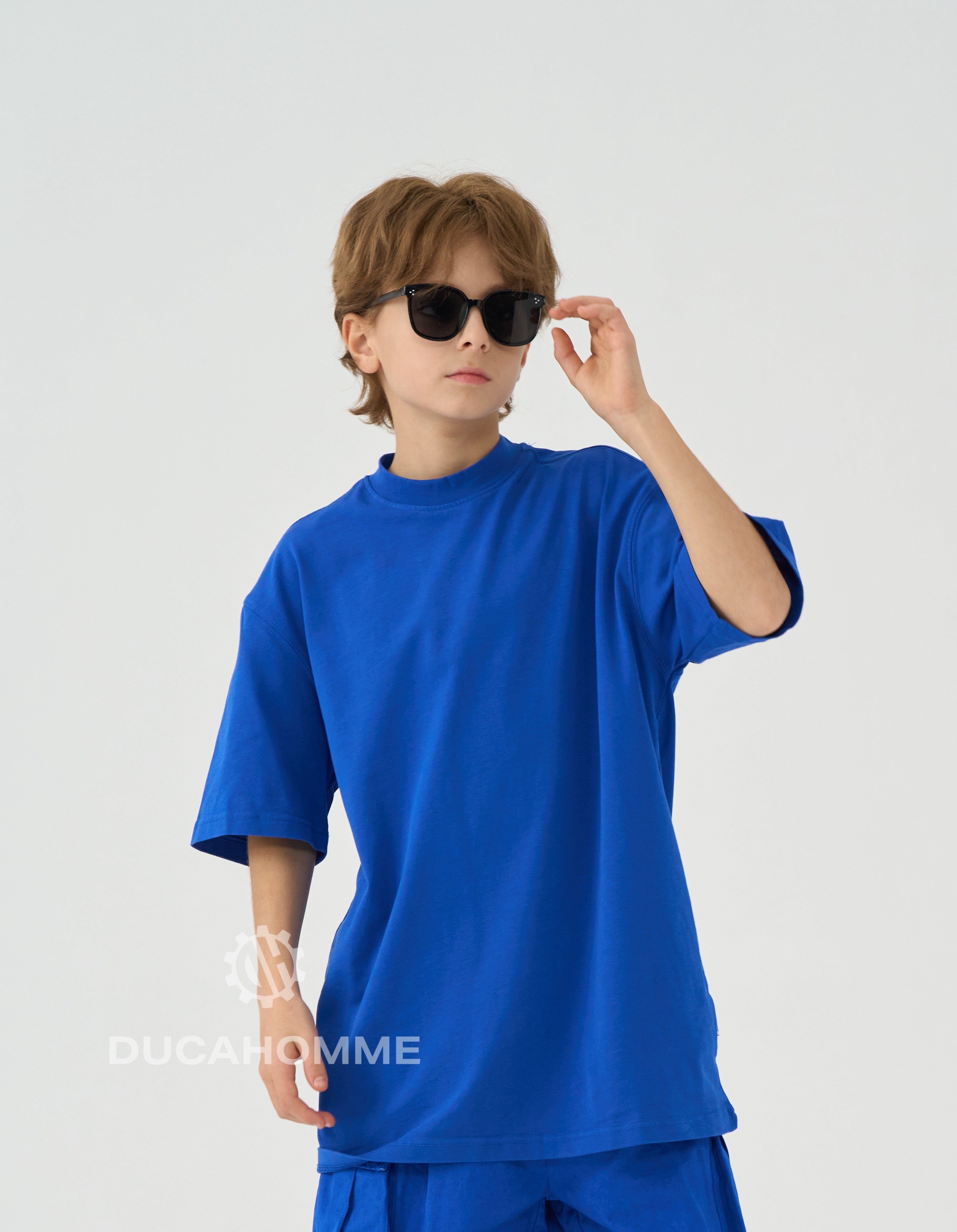 T-Shirt bambino Blu Royal