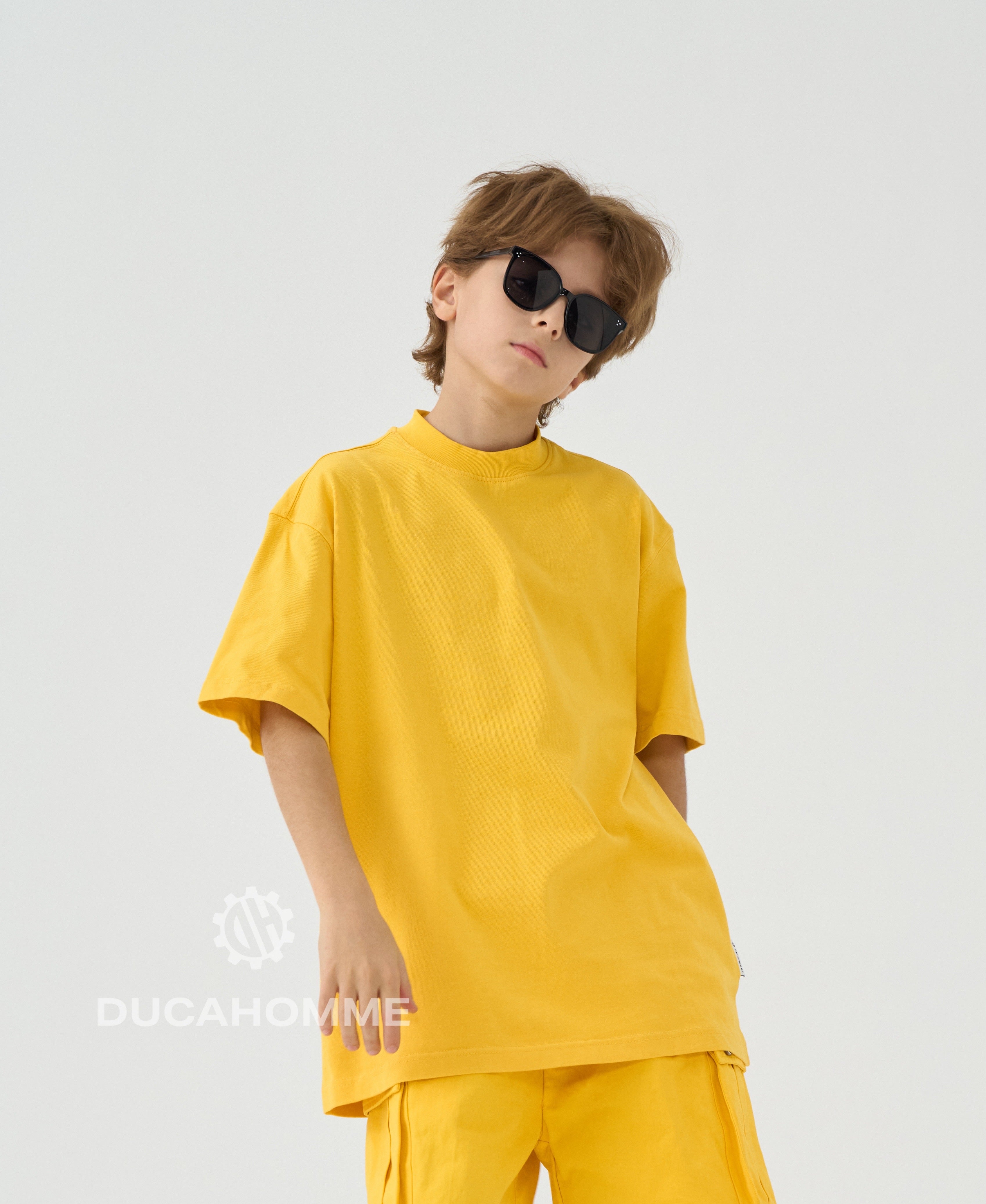 T-shirt bimbo Giallo