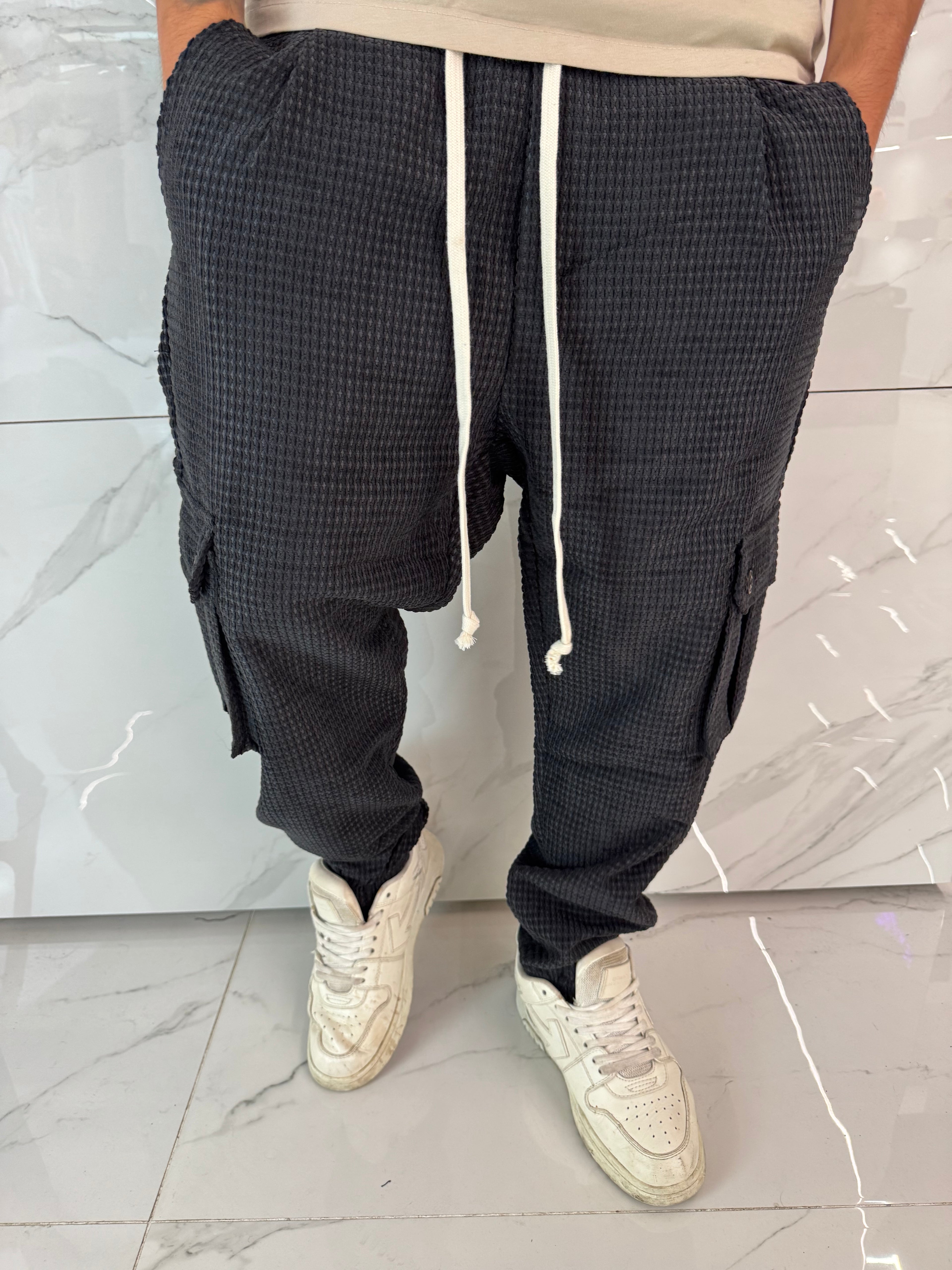 Pantalone tuta nero