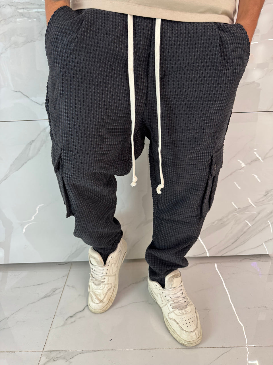 Pantalone tuta nero