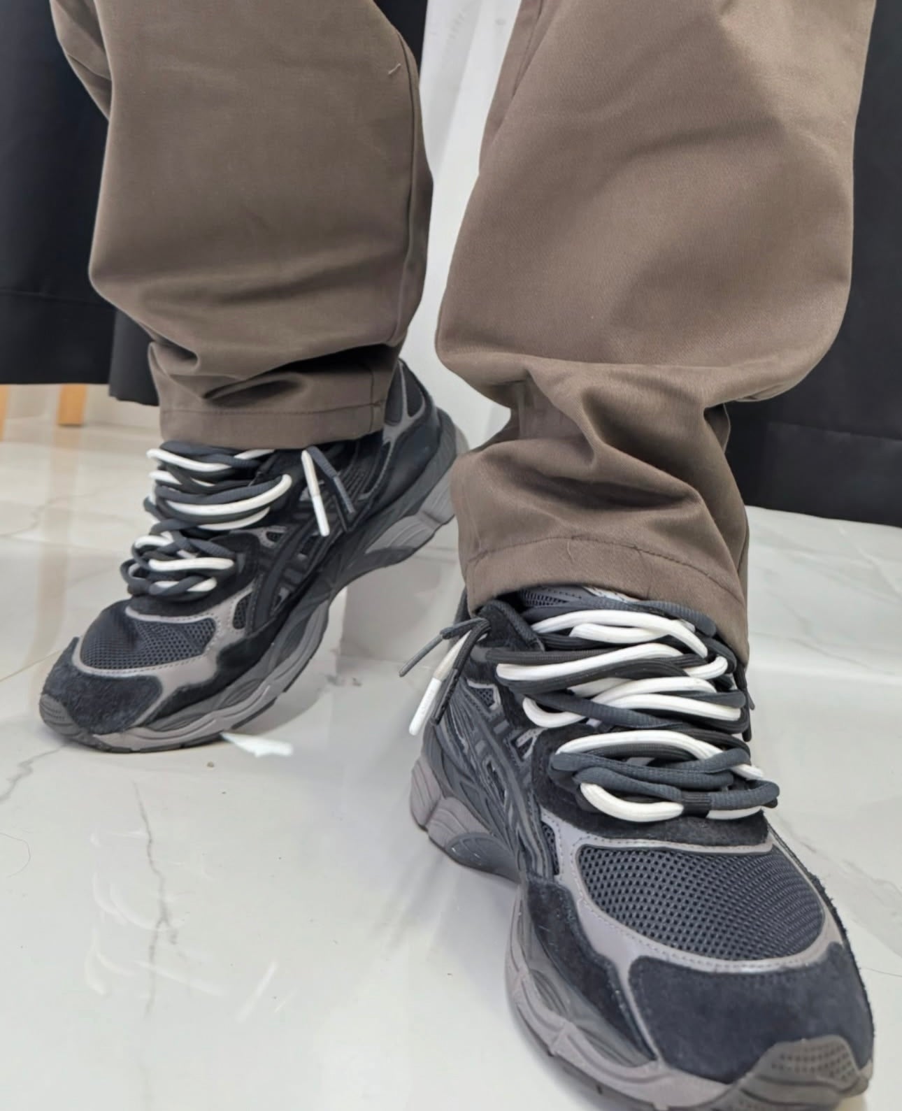 Pantaloni cargo Over Marroni