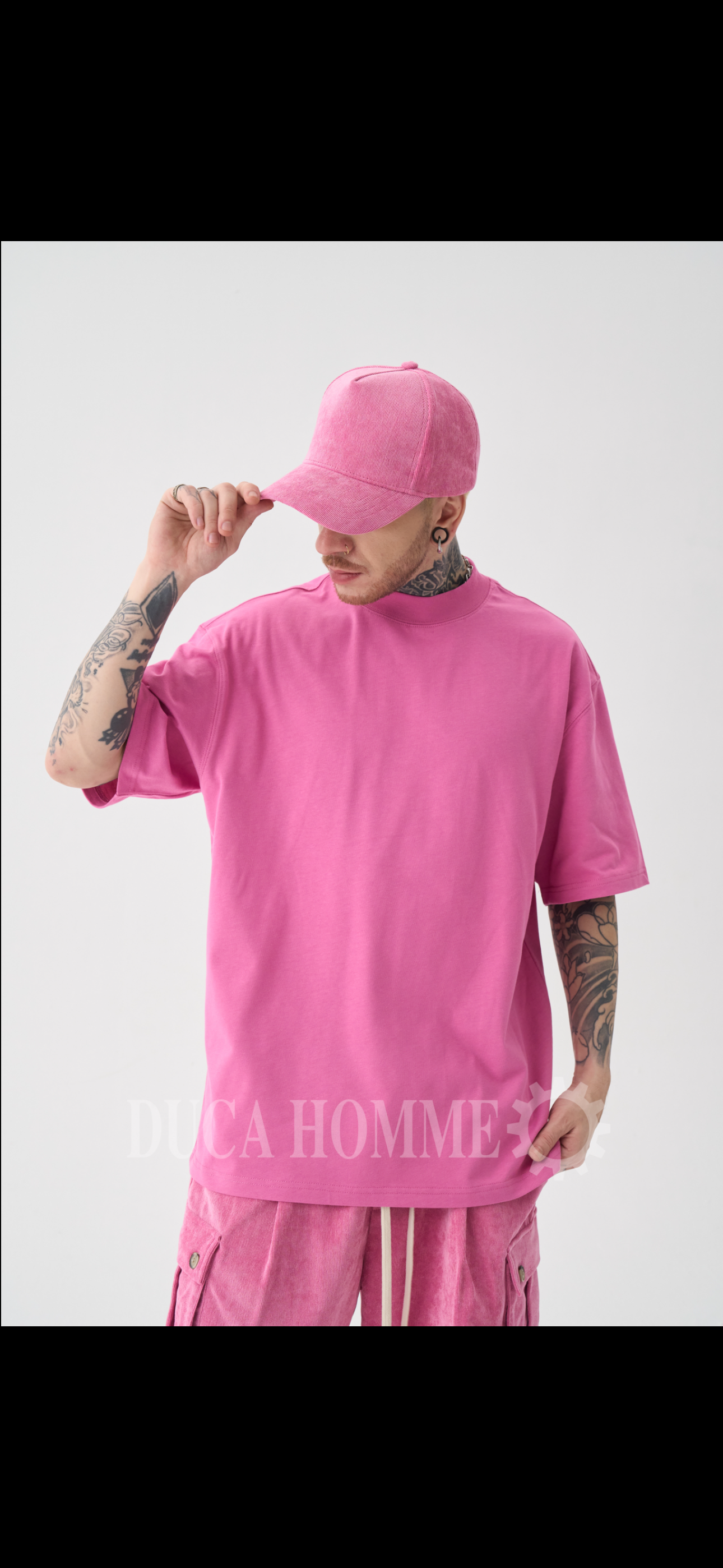 T-Shirt semi Over fucsia
