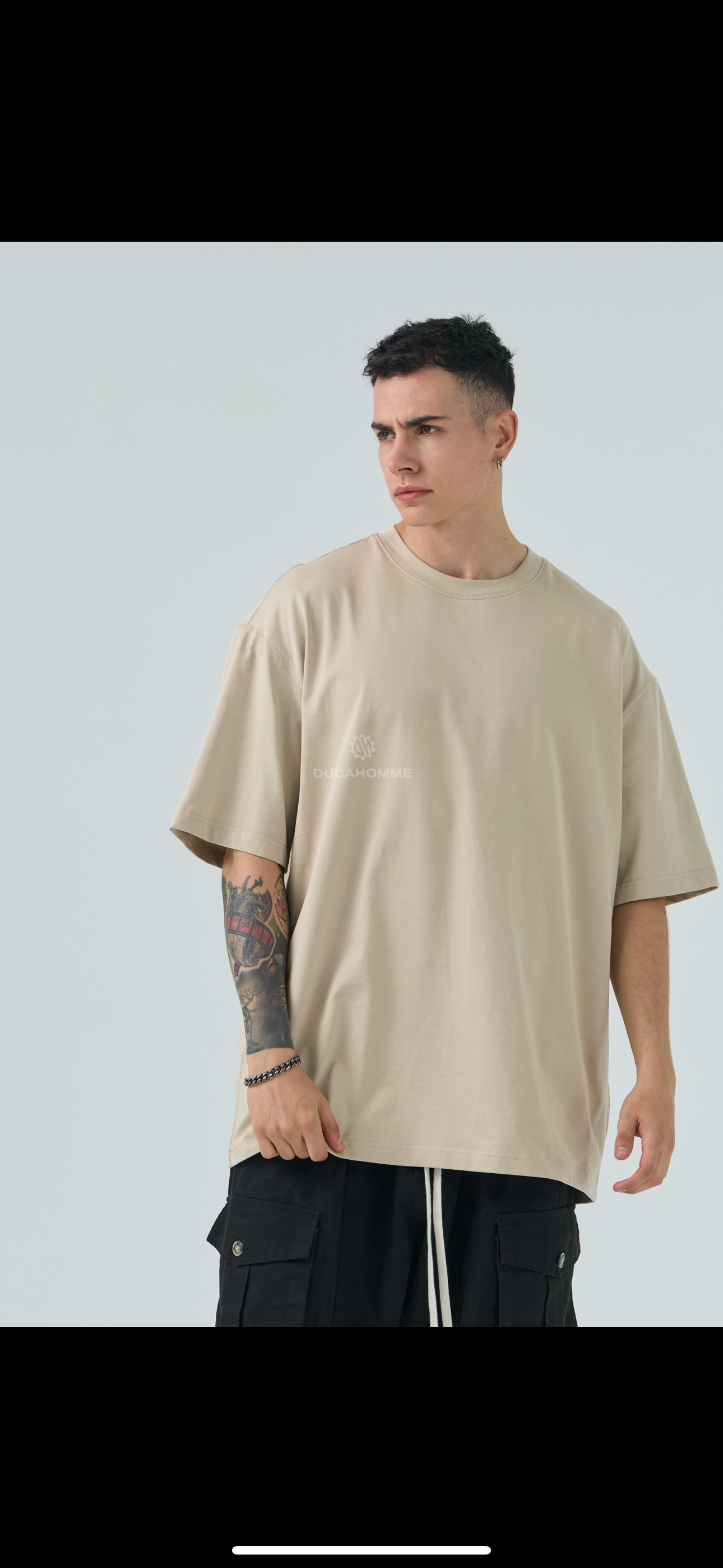 T-Shirt semi Over Beige