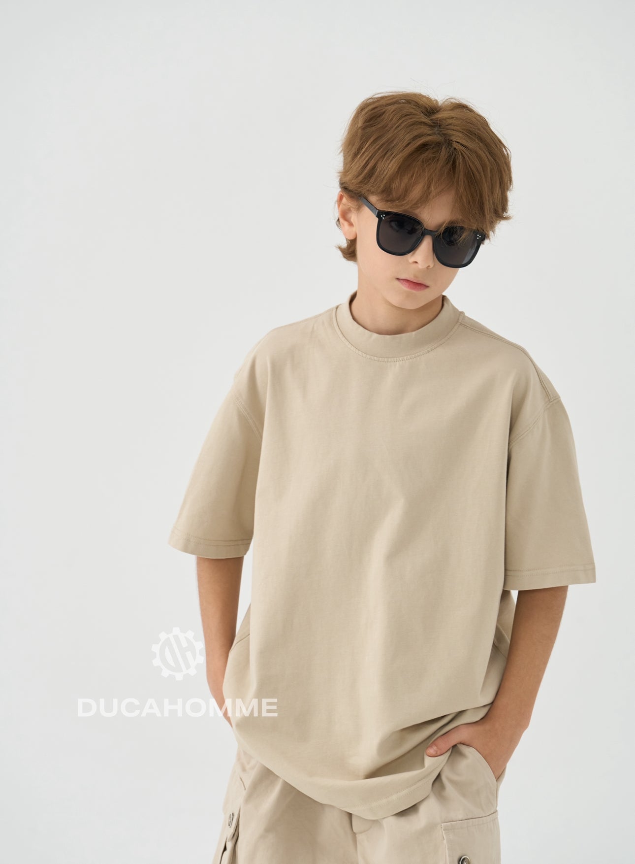 T-Shirt bambino Beige