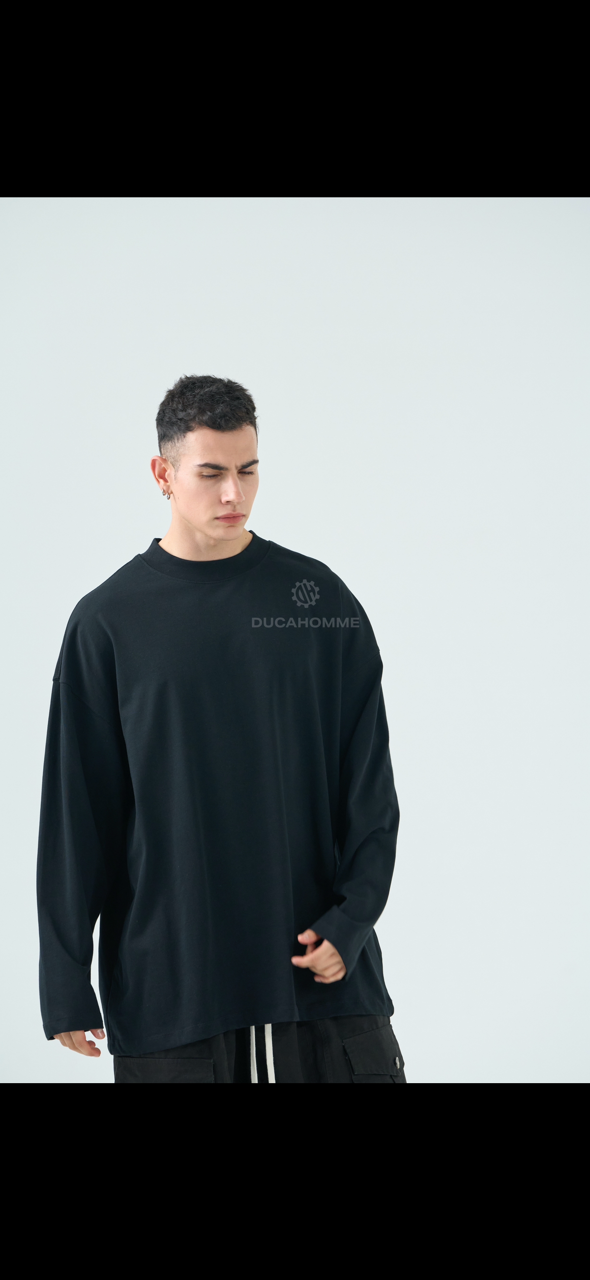 T-Shirt Maniche lunghe Nero