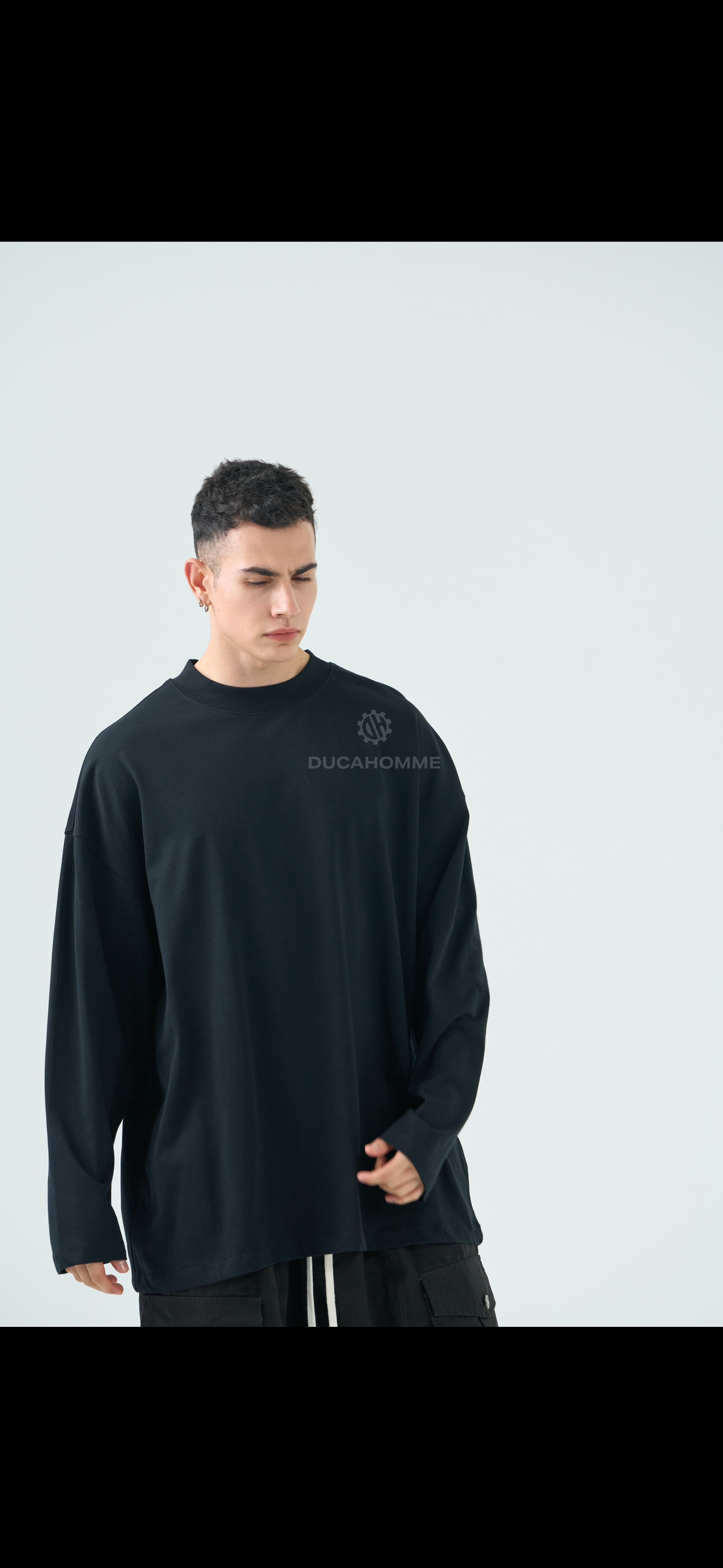 T-Shirt Maniche lunghe Nero