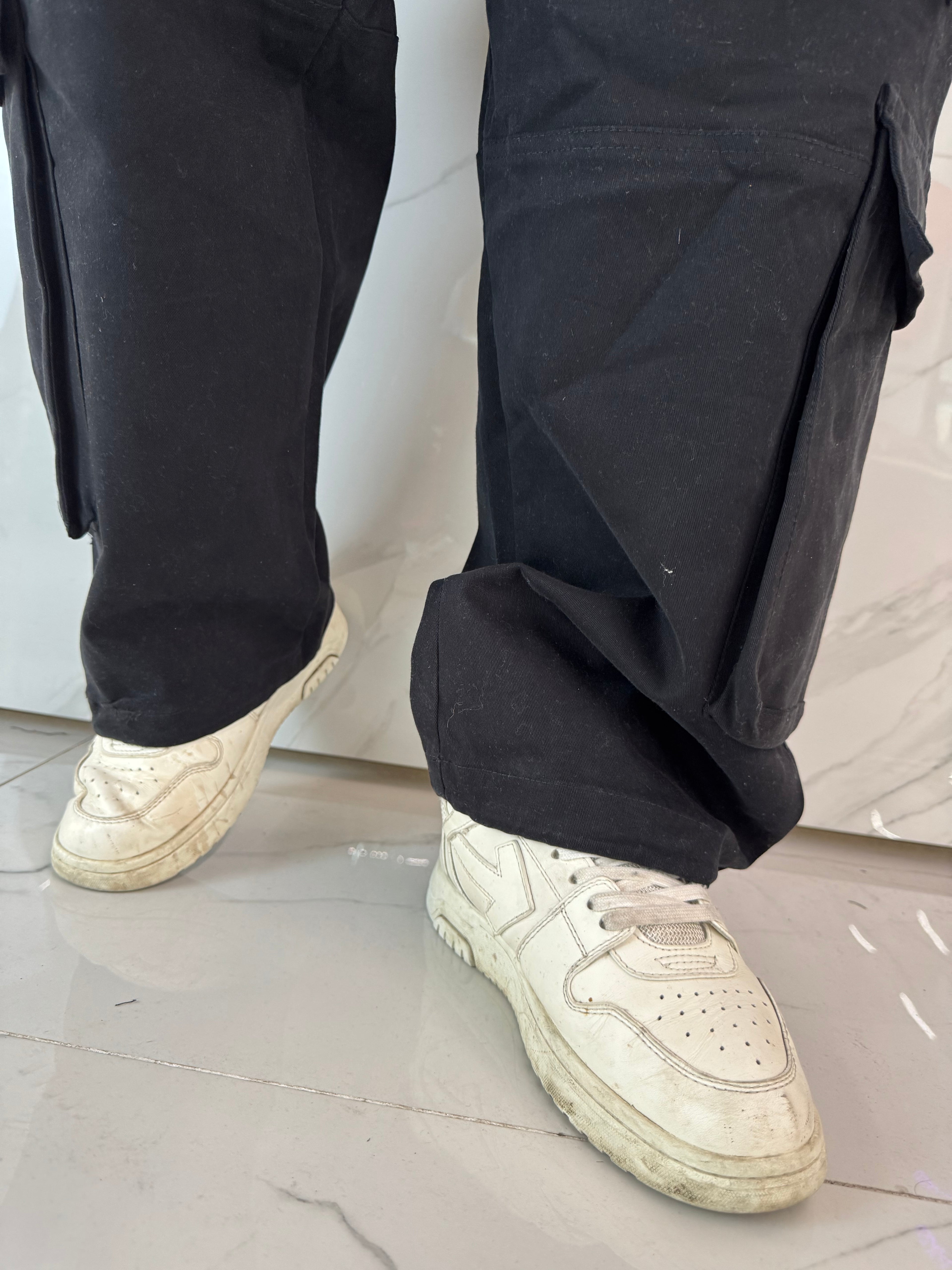 Pantalaccio cargo baggy nero