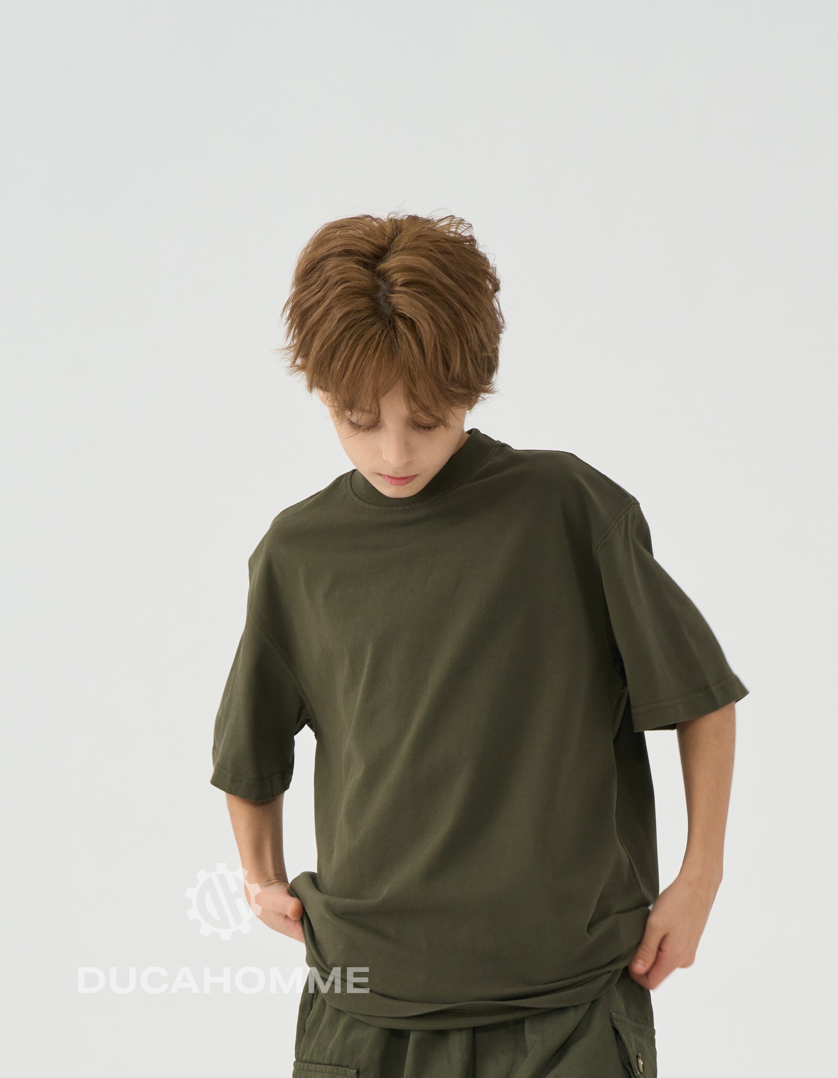 T-Shirt bambino Verde Militare