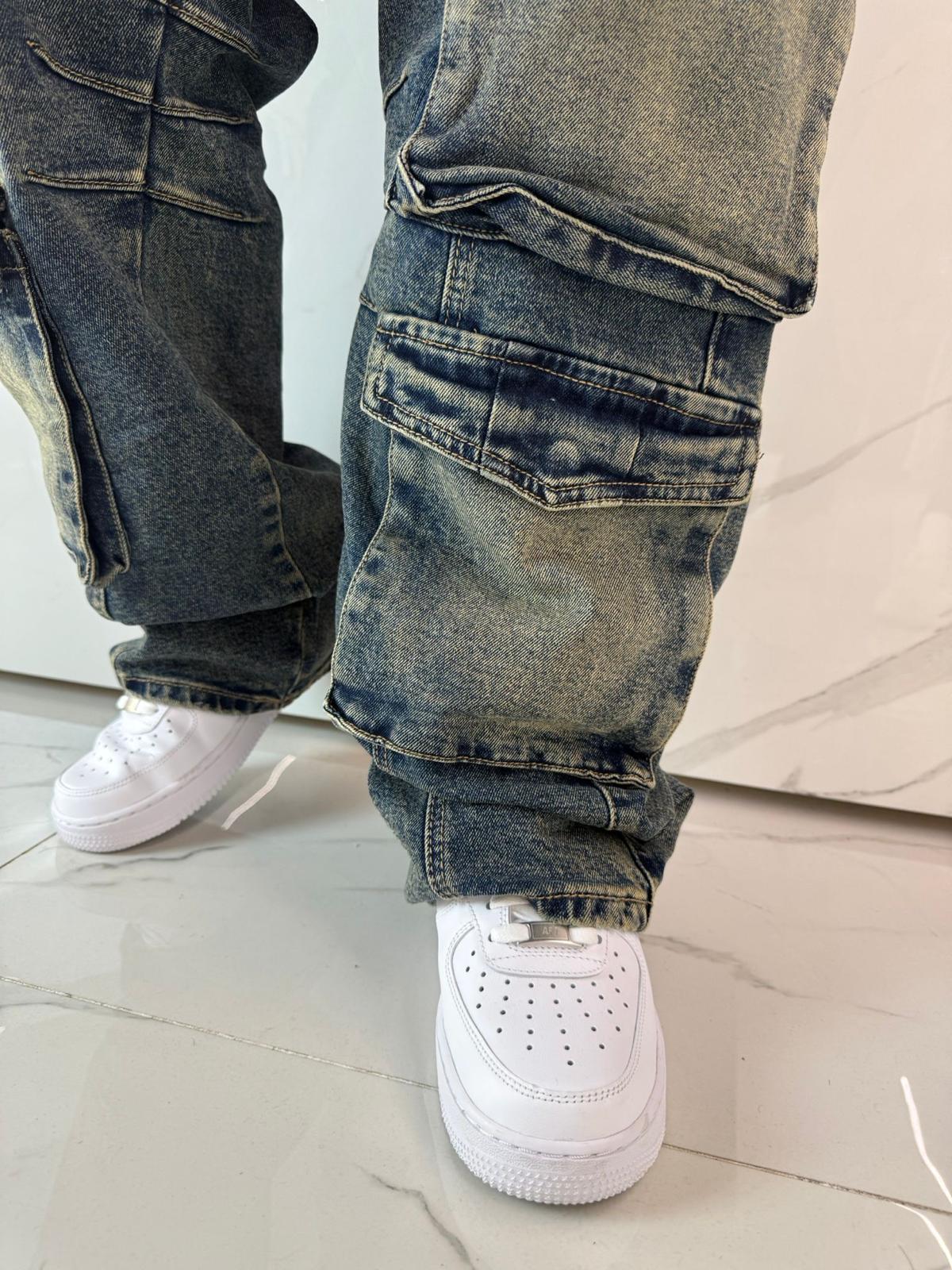 Jeans cargo baggy
