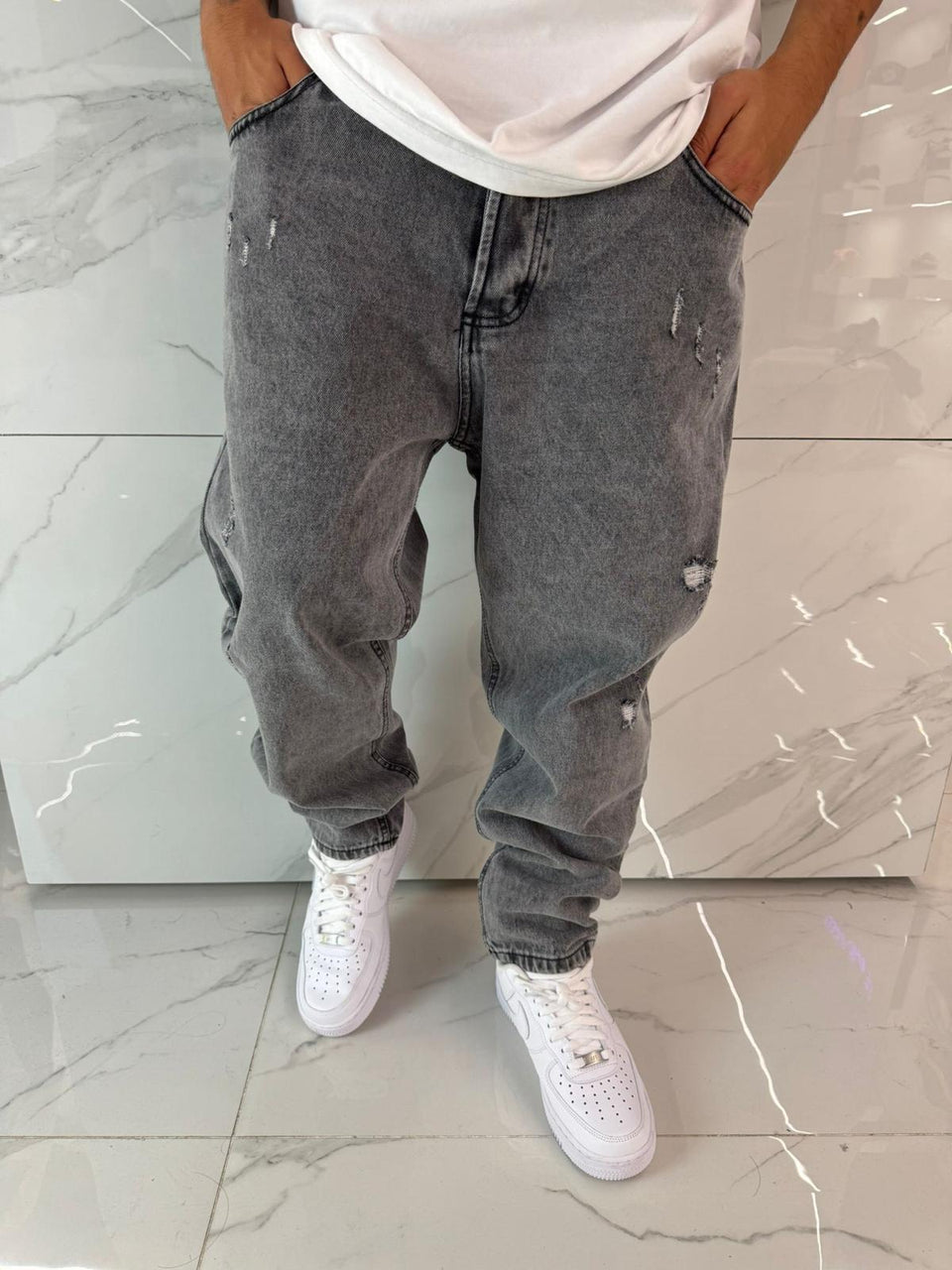 Jeans fondo stretto
