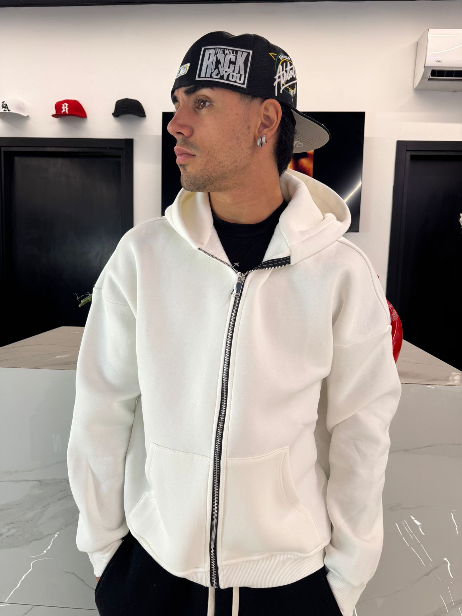 Felpa con zip