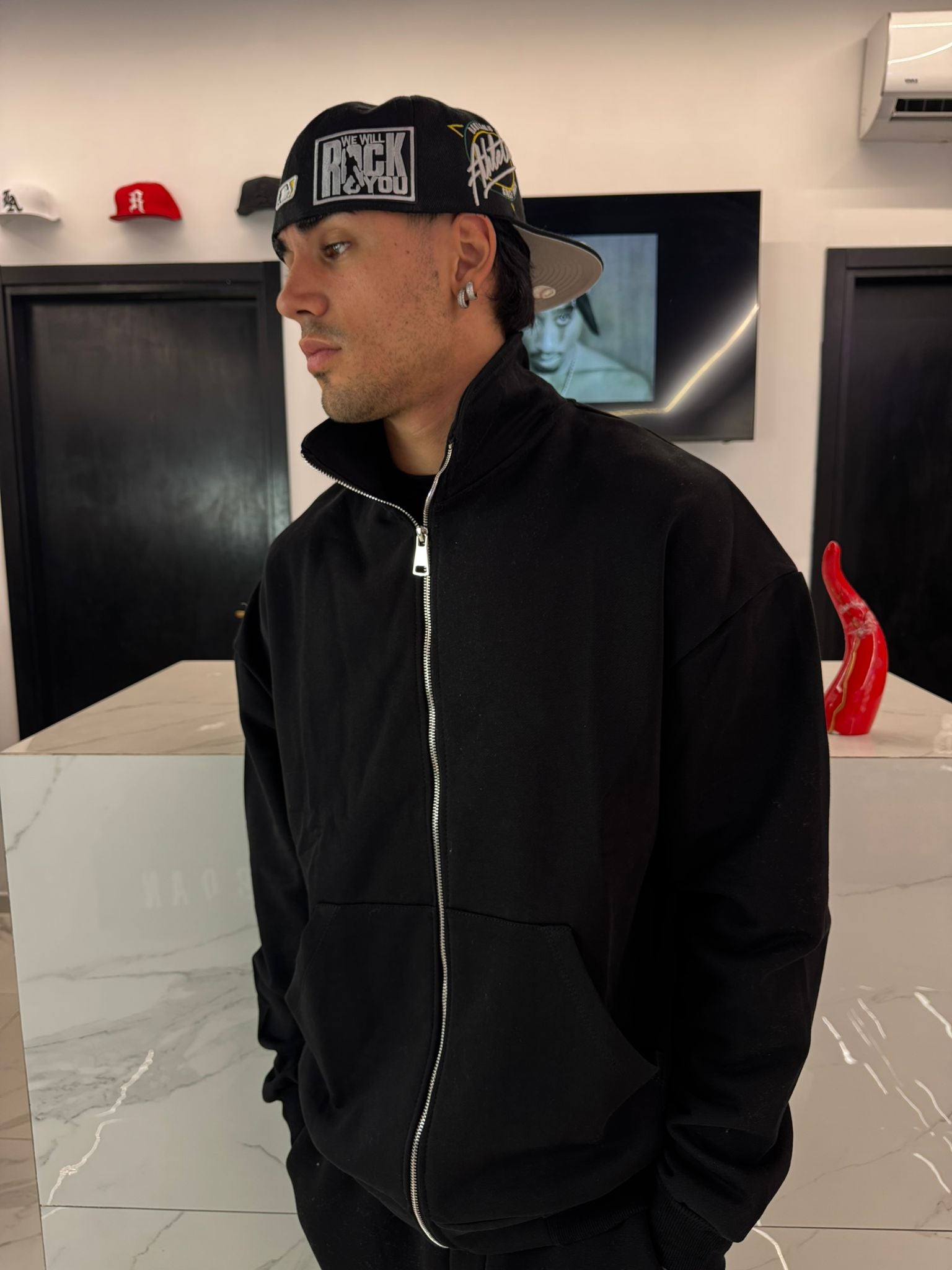 Felpa con zip