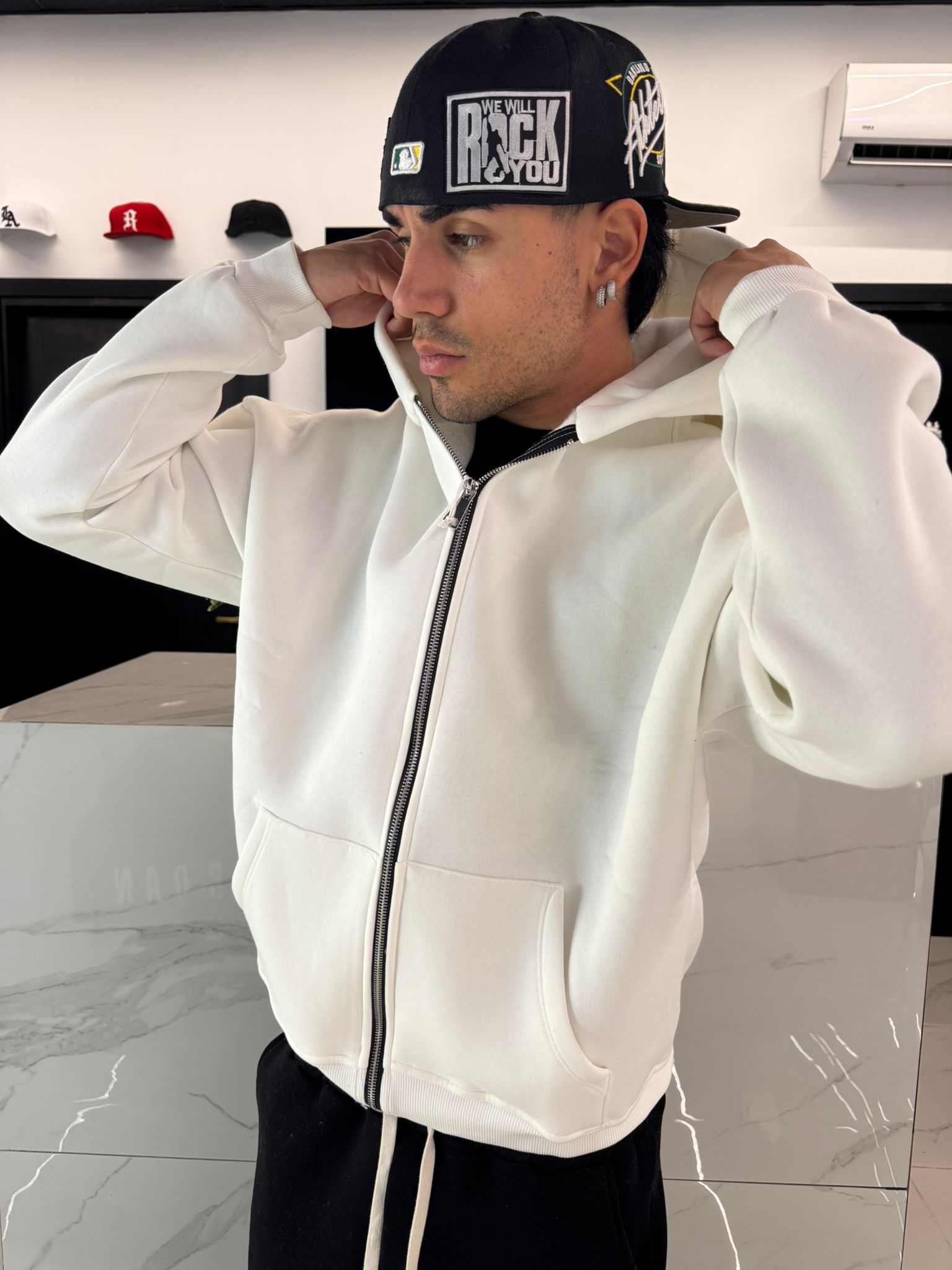 Felpa con zip