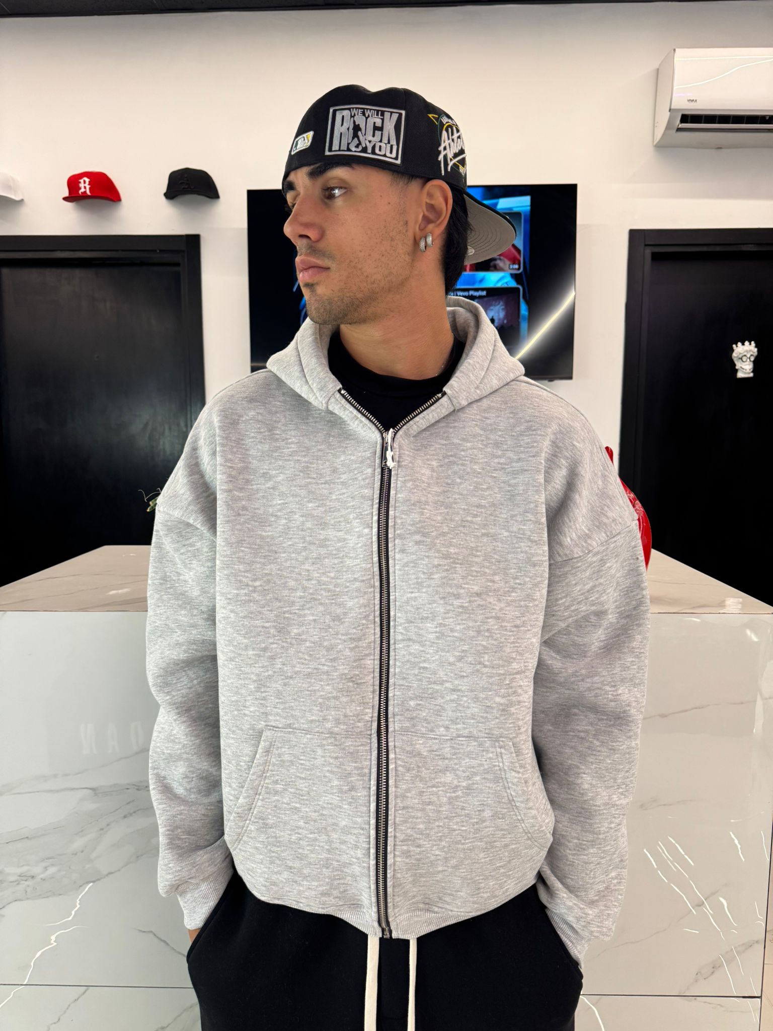 Felpa con zip
