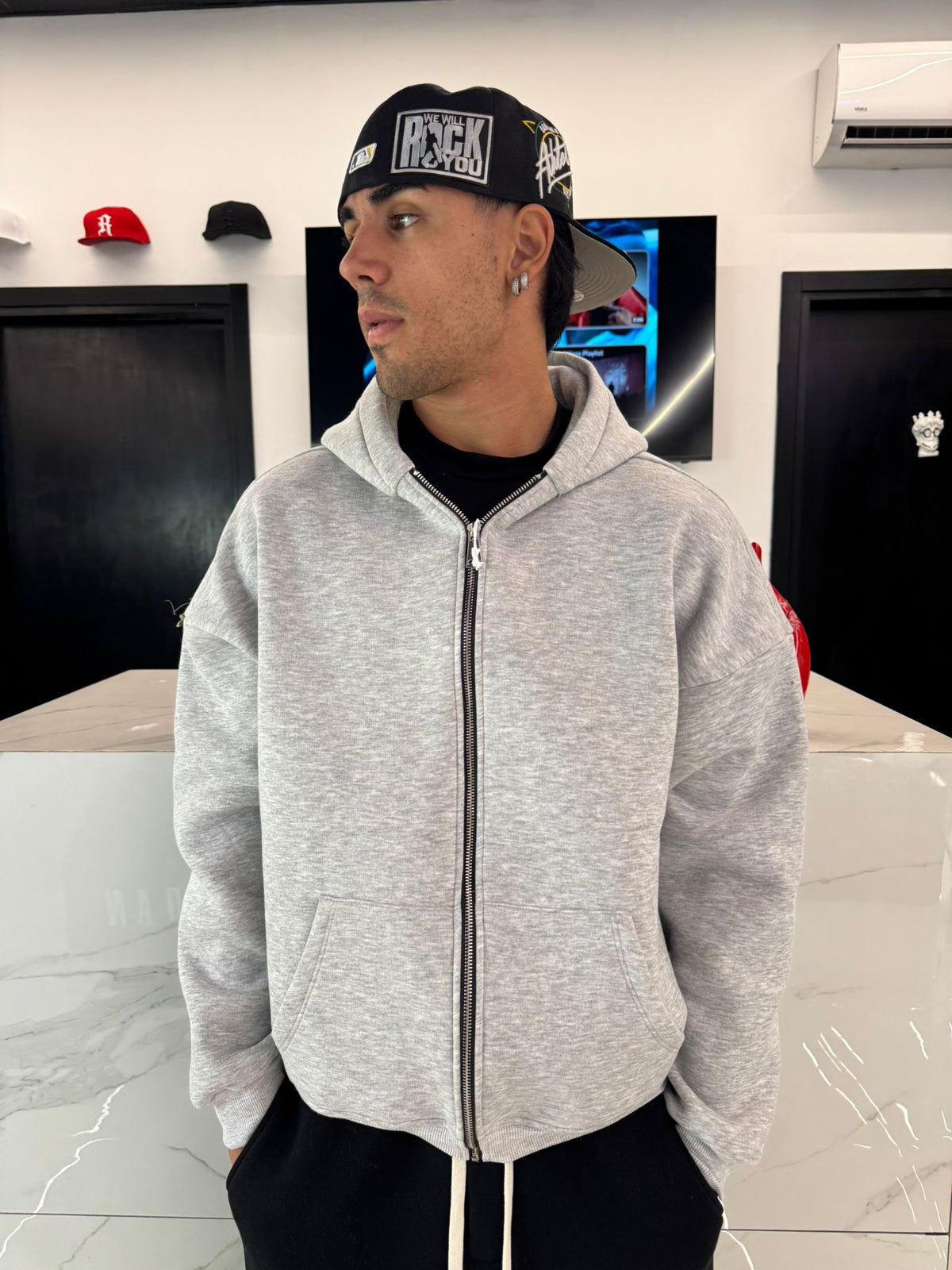 Felpa con zip