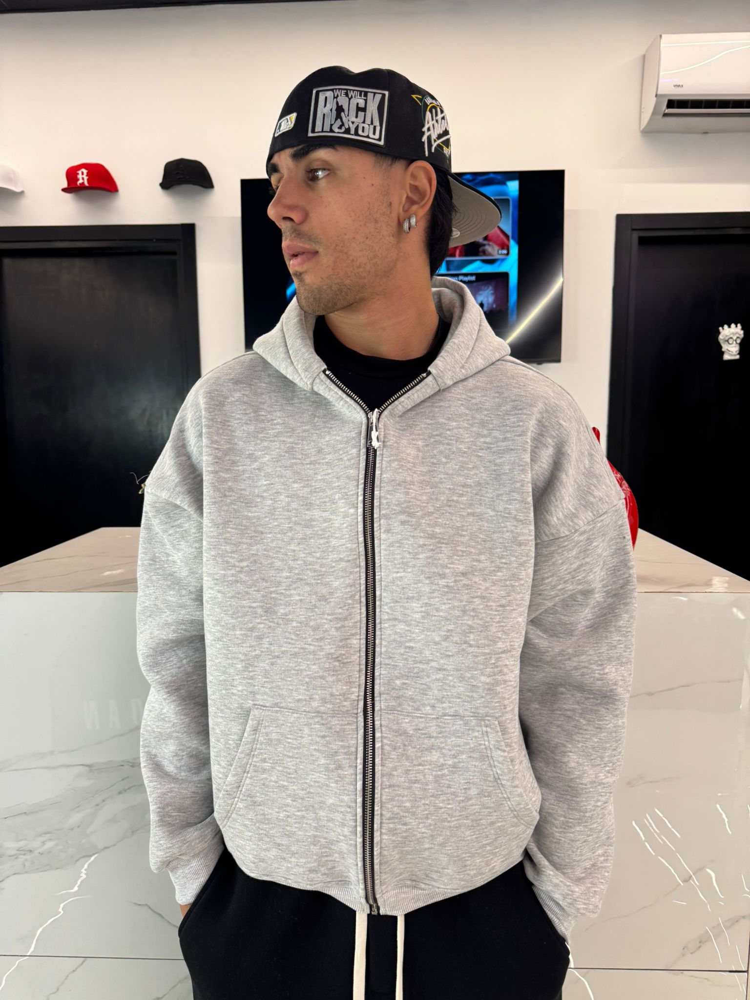 Felpa con zip