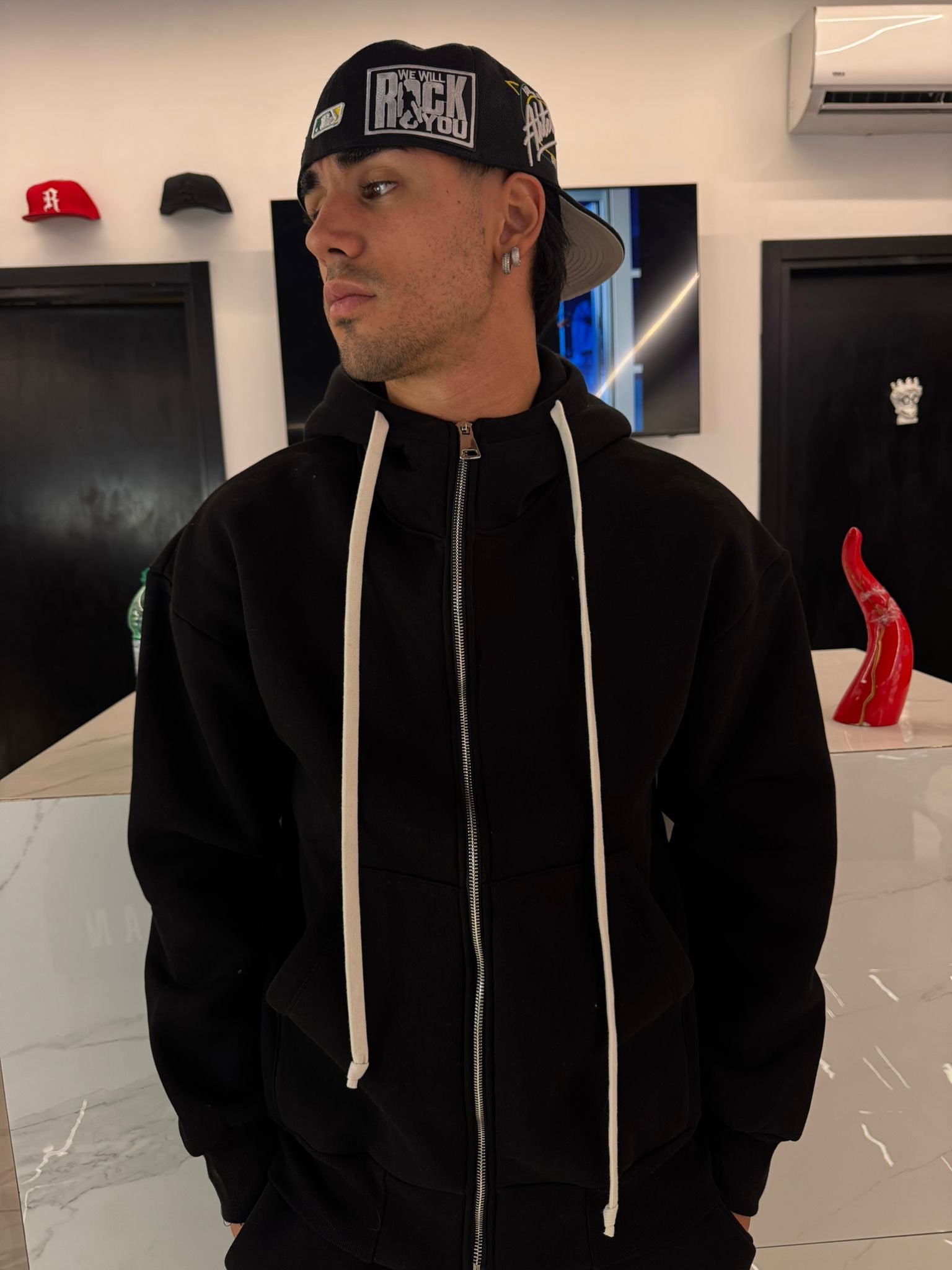 Felpa con zip